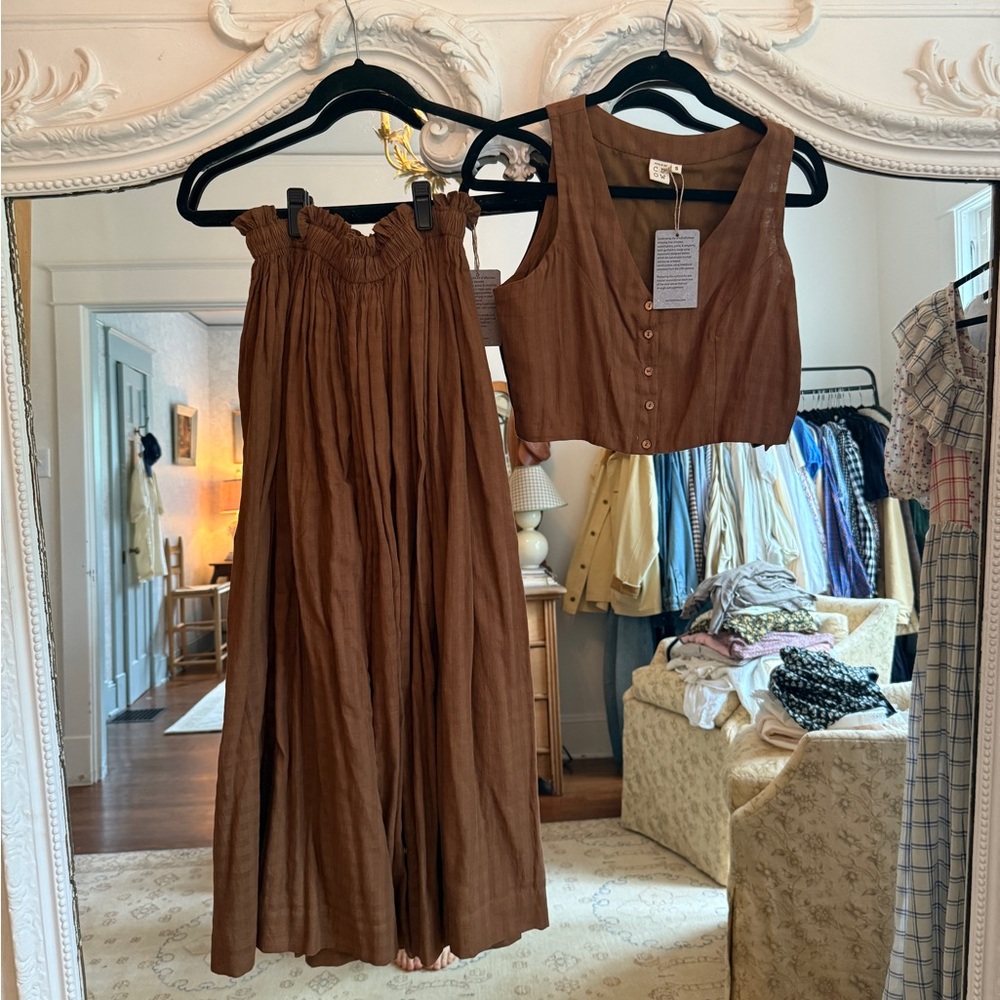 World of Crow Chocolate Gingham set